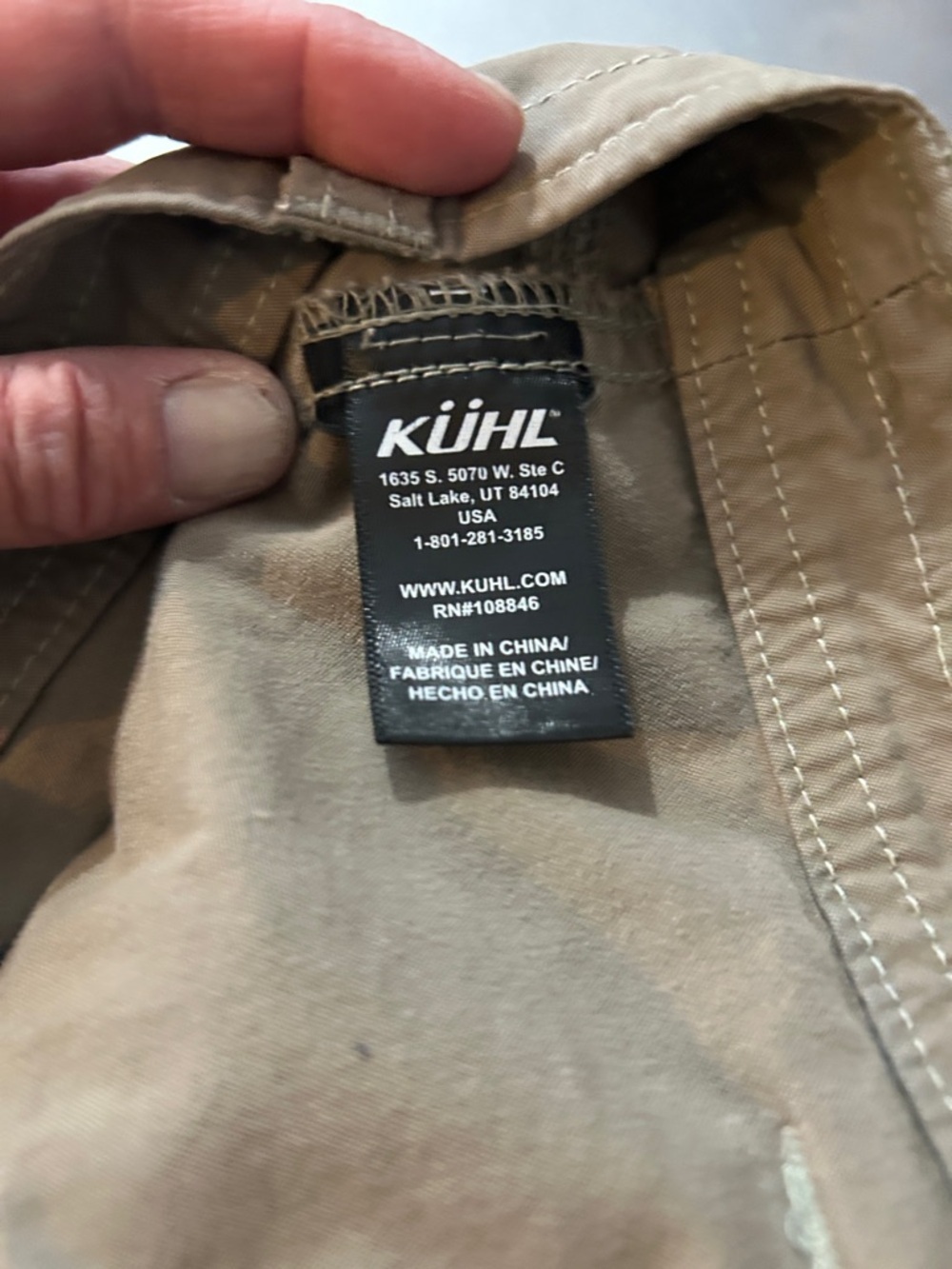Kuhl Tan Cargo Shorts - Classic Utility Style. Size 12 - Picture 8 of 9